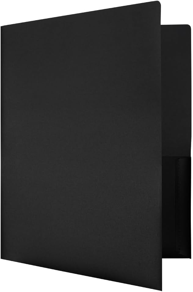 JAM PAPER Heavy Duty Plastic 2 Pocket Extra Tough School Folders - Assorted Business Colors - 6/Pack - Image 5