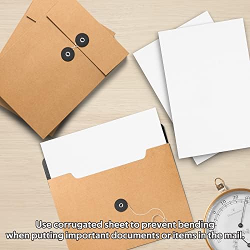 Golden State Art 50 Pack 12x12 Corrugated Cardboard Sheet - Image 4