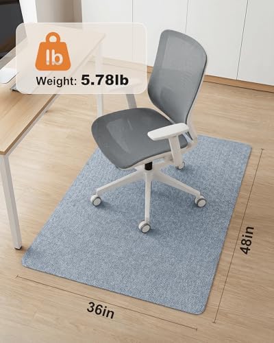 Carvapet 36x48 Office Chair Mat for Carpet Hardwood Floor Protector Rug - Image 6