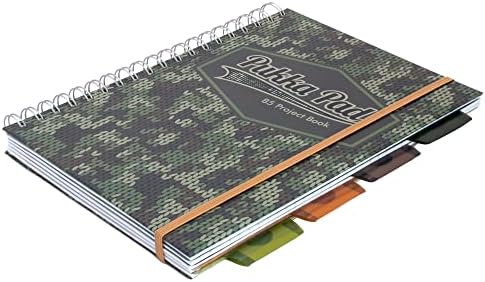 Pukka Pad 5 Subject Spiral Notebook 12-Pack - 200 Pages, 100 Sheets of 80GSM Paper with Repositionable Dividers & Perforated Edges for School & Office Planning & Organization - B5-7 X 10, Camo - Image 6