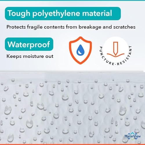 Bubble Mailers 10x13, Self Seal Poly Padded Envelopes, 100 Pack Bulk - Image 3