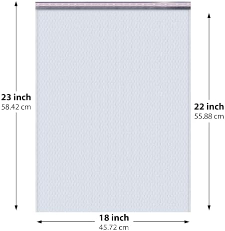 White Bubble Mailers 18x23, Poly Padded Envelopes #9, 50 Pack - Image 2