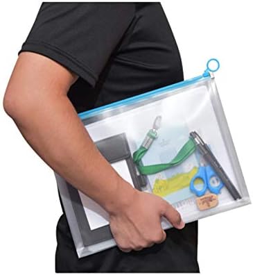 9x12 Clear Zip Plastic Envelopes File Document Paper Holder 12 Pack - Image 6