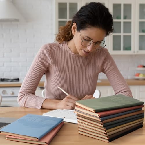 TaoBary A5 PU Leather Journals Bulk Colorful Tree Journal Notebook Soft Leather Cover Lined Ruled Writing Notebook for Back to School Office Group Team Volunteer(Mixed Colors,36 Pcs) - Image 5