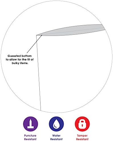 Tape Logic TLEPM10132 Expansion Poly Mailers, 10" x 13" x 2", White (Pack of 100) - Image 4