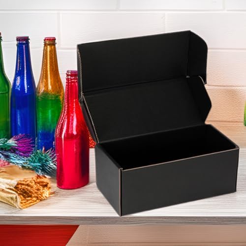Black Shipping Boxes 10x4x4 Inches, 20 Pack - Image 3