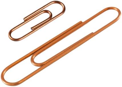 JAM PAPER Combo Pack Colorful Paper Clips - Standard & Jumbo - Rose Gold Paperclips - 1 Pack of 100 & 1 Pack of 75 - Image 3