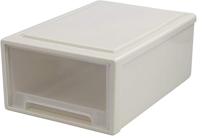 12 Quart Stacking Drawer, 1 Pack Stackable Desktop Drawer Plastic by Easymanie