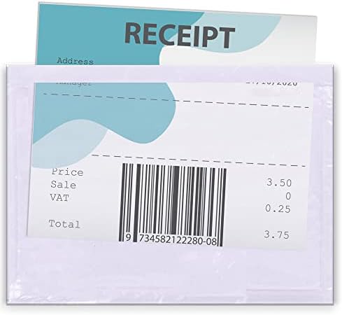 Triplast 3000 x A7 Plain Document Enclosed Wallet (95 x 125 mm) | Peel & Seal Clear Plastic Envelopes/Sleeves/Pockets/Wallets | Attach Invoices, Packing Lists & Delivery Notes to Parcels by Triplast