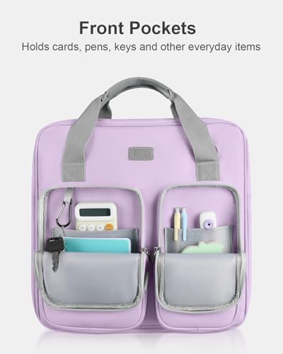 3 Inch Zipper Binder 3 Ring with Shoulder Strap & Multi-Pocket - Image 3