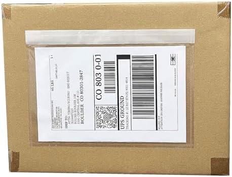 (1200 Pack) BEUYI Clear 9.5'' x 6.7'' Packing List Envelopes, Adhesive Shipping Label Pouches/Sleeves, Easily Fits Half of Letter-Size Paper by BEUYIwarehouse