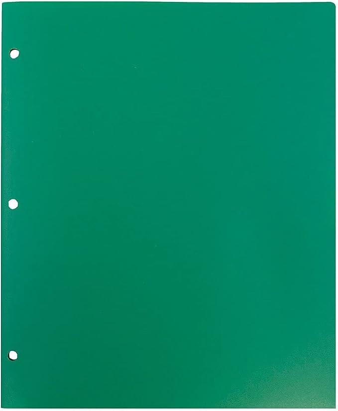 JAM PAPER Heavy Duty Plastic 3 Hole Punch Pocket Folders - Extra Tough School Folders - Assorted Primary Colors - 6/Pack - Image 7
