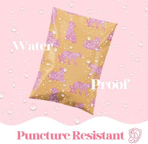 Pretty Package Store Poly Mailers 14.5x19, Pink Leopard, 100 Pack - Image 5