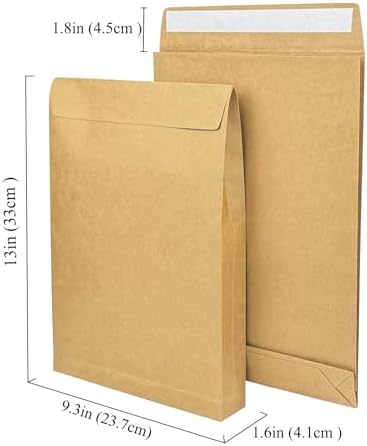 Large Expandable Envelopes, 15 Pack 9.3x 13" Big Mailing Envelopes - Image 6