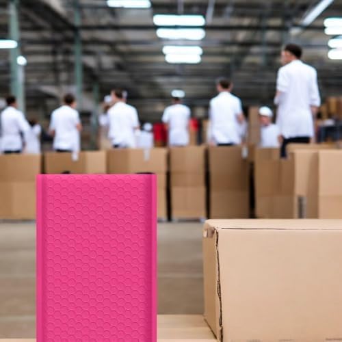 iMBAPrice 500#000 4x8 Hot Pink Color Self Seal Poly Bubble Mailers Padded Shipping Envelopes (Total 500 Bags) - Image 5