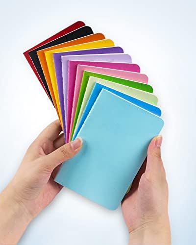 Gwybkq Small Blank Notepads Bulk 36 Pack Mini Pocket Notebooks Journal Set Colorful Cover Notebooks for Kids 3.5 x 5.5 Inches, 30 Sheets/60 Pages - Image 2