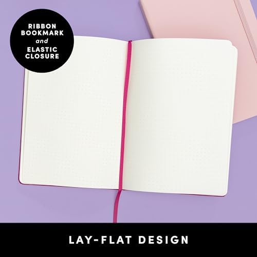 PAPERAGE Dotted Journal Notebook, (Marigold), 160 Pages, Medium 5.6 in x 8 in - 100 GSM Thick Paper – Hardcover Journaling Notebook for Work, School & Bullet Journaling - Image 3