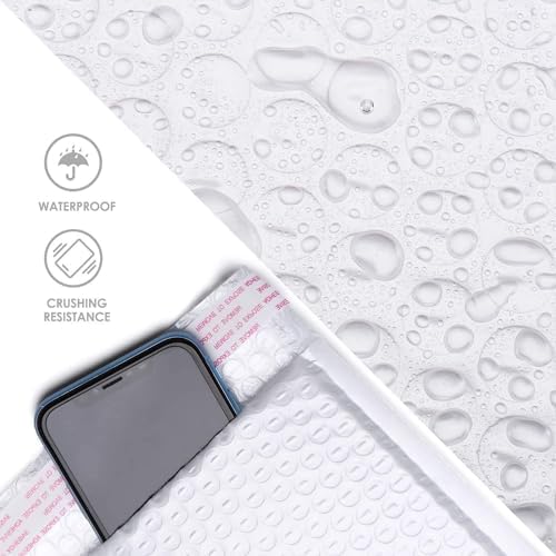 Metronic 800Pack Small Bubble Mailer 4x8 Inch White Bubble Mailers - Image 5