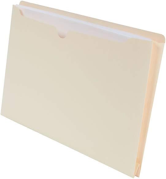 Staples Manila File Jackets with Reinforced Tab, Legal Size, 2‑Inch Expansion, Durable Construction for Secure Document Storage – 50/Box - Image 2