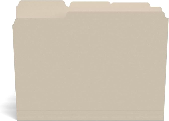 Staples File Folders, Letter Size, 3‑Tab Design, Manila, Durable Paper Stock, 1000/Carton - Image 7