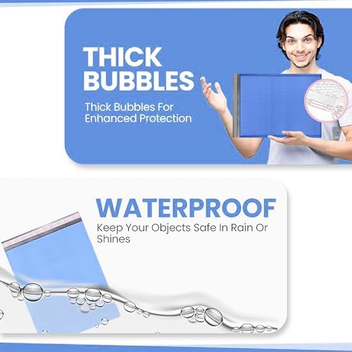 Royal Blue Bubble Mailers 14.50x20, Poly Padded Envelopes #7, 15 Pack - Image 3