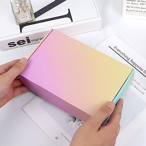 Shipping Boxes Small 7x5x2", Colorful Corrugated Cardboard Boxes 15 Pack, Mailer Boxes for Small Business Mailing Packaging - Image 3