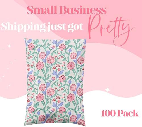 Pretty Package Store Poly Mailers 6x9, Garden Party, 100 Pack - Image 3