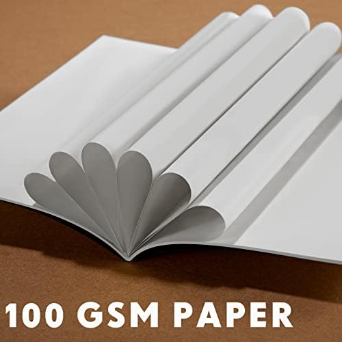 Mimorou 100 Pcs A5 Journals Notebooks Bulk,Black,Blank - Image 3