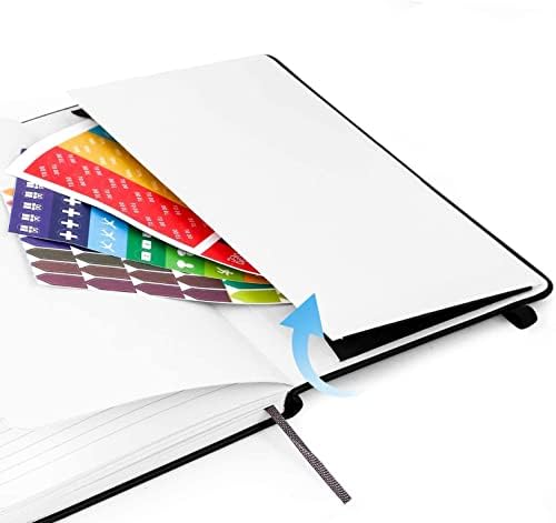 Huhuhero 10 Pack Lined Journal Notebook, A5 College Ruled 5"×8.25", Black - Image 7