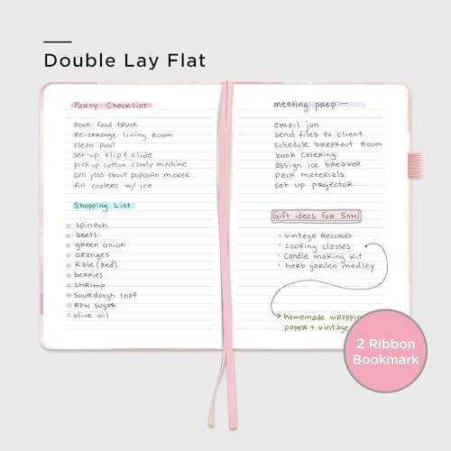 &And Per Se Lined Hardcover Notebook – A5 5.7"x8" College Ruled, 160 Pages, 100gsm Thick Paper – Aesthetic Journal for Women, Gift-Ready Planner, Everyday Writing Notebook (Black) - Image 3