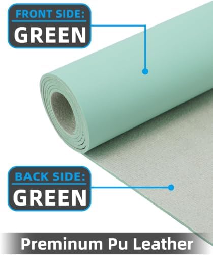 Non-Slip Desk mat,PULeather Desk Pad Protector, Office Desk Mat, Large Mouse Pad,Desk Blotter, Laptop Desk Pad, Waterproof Desk Writing Pad for Office and Home (Turquiose, 35.4" x 17") - Image 4