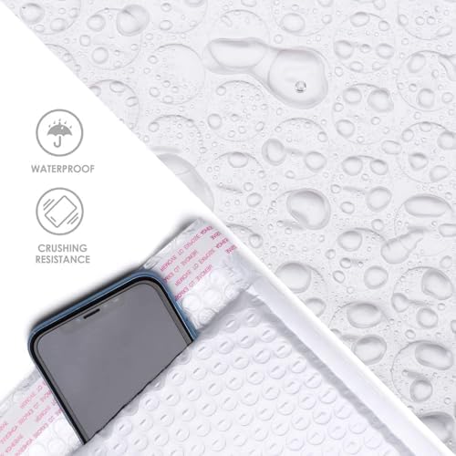 Metronic 1000 Pack Bubble Mailer 4X8 Inch White, Usable Size 4x7 - Image 5