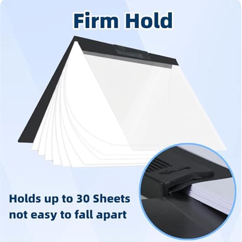 36 Pack Report Covers with Swing Clip, Black, Letter Size - Image 6