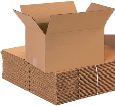 BOX USA Shipping Boxes Medium 16"L x 11"W x 9"H 25-Pack - Corrugated Cardboard Box for Moving, Mailing, Packing, Packaging and Storage by BOXUSA