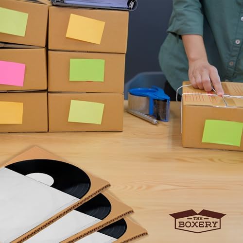 The Boxery Corrugated Cardboard Sheets 10 7/8''x16 7/8'' - (1/8'' Thick) | 200 Sheets | Brown | Insert Pads, Frame Backing, DIY Projects, Arts and Crafts, Dividers, Mailing, Packing Protection - Image 5