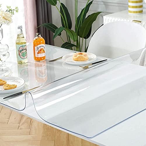 LovePads Clear Table Cover Protector 44 x 60 Inch, 1.5mm Thick Plastic Mat - Image 3