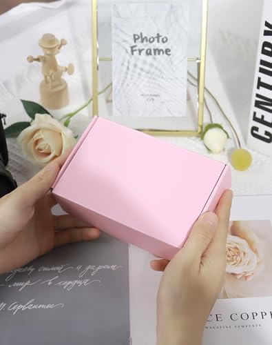 6x4x2 Inch Pink Shipping Boxes, 50 Pack Small Cardboard Box, Mailer Packaging Boxes for Shipping & Storage - Image 5