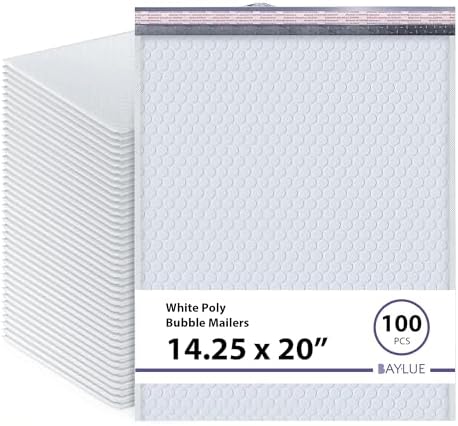 Bubble Mailers 14.50x20, Self Seal Poly Padded Envelopes #7, 100 Pack by BAYLUE