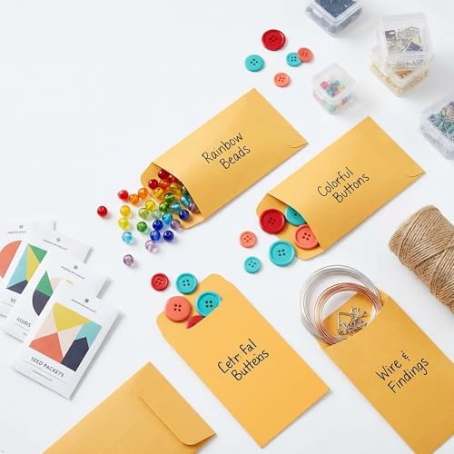 JAM PAPER #7 Coin Business Envelopes with Peel and Seal Closure - 3 1/2 x 6 1/2 - Brown Kraft Manila - Bulk 250/Box - Image 7