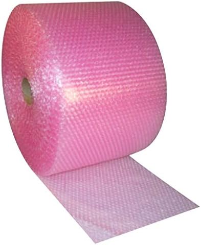 Small Bubble Pink Anti-Static (350-Feet) Cushioning Wrap by uBoxes