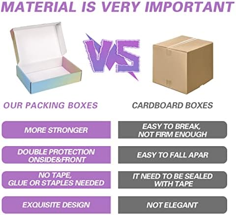 Shipping Boxes for Packaging, 9x6x2 Inches Corrugated Cardboard Boxes, Paper Mailing Boxes for Small Business(15 Pack) - Image 5