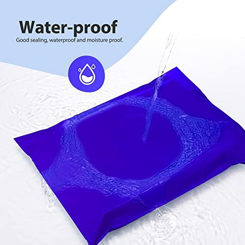 Fuxury Large Poly Mailers 14.5x19" 100Pcs,Shipping Bags for Clothing,Blue - Image 3