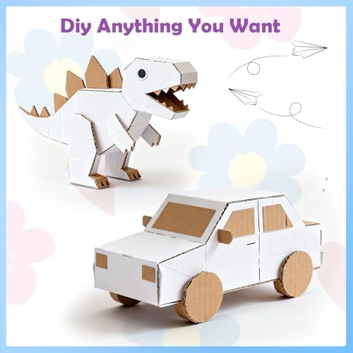 RLAVBL 50 Pack 8.5x11 Corrugated Cardboard Sheets, White Flat Cardboard Inserts for Shipping, Mailing, Packing, DIY Crafts - Image 4