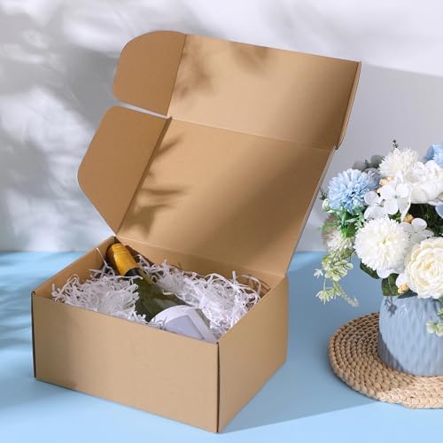 Qilery 100 Pcs 6 x 4 x 2" Shipping Boxes Corrugated Cardboard Box - Image 6