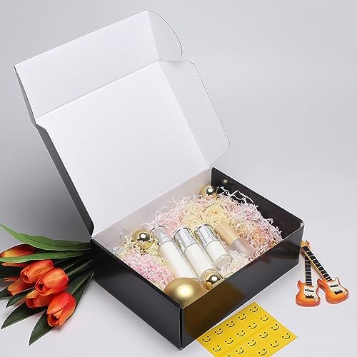 HORLIMER 12x9x4 inches Shipping Boxes Set of 20, Black Medium Corrugated Cardboard Gift Mailer Box - Image 6