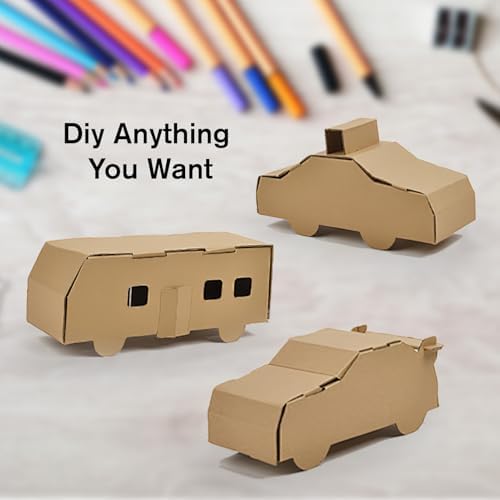 Calenzana 8.5x11 Corrugated Cardboard Sheets Set of 100, Flat Card Boards Inserts for Crafts, Packing, Shipping, Moving, Mailing - Image 6