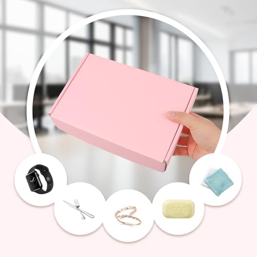 FORBFAN 9x6x2 Inch Pink Shipping Boxes, 30-Pack Mailing Boxes for Small Business, Corrugated Cardboard Box for Shipping, Packaging - Image 5