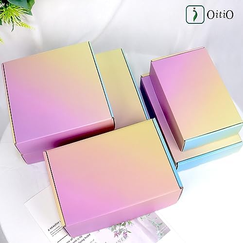 Shipping Boxes for Packaging, 11x8x2 Inches Corrugated Cardboard Boxes, Mailing Boxes for Small Business(15 Pack, Colorful) - Image 3