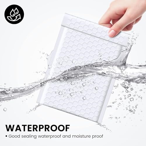 Fuxury Bubble Mailers 4x8" 800Pcs Bulk Waterproof Padded Envelopes - Image 3
