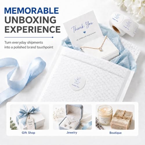 Metronic White Bubble Mailers 6x10 Inch 100 Pack Self-Seal Padded Envelopes - Image 4